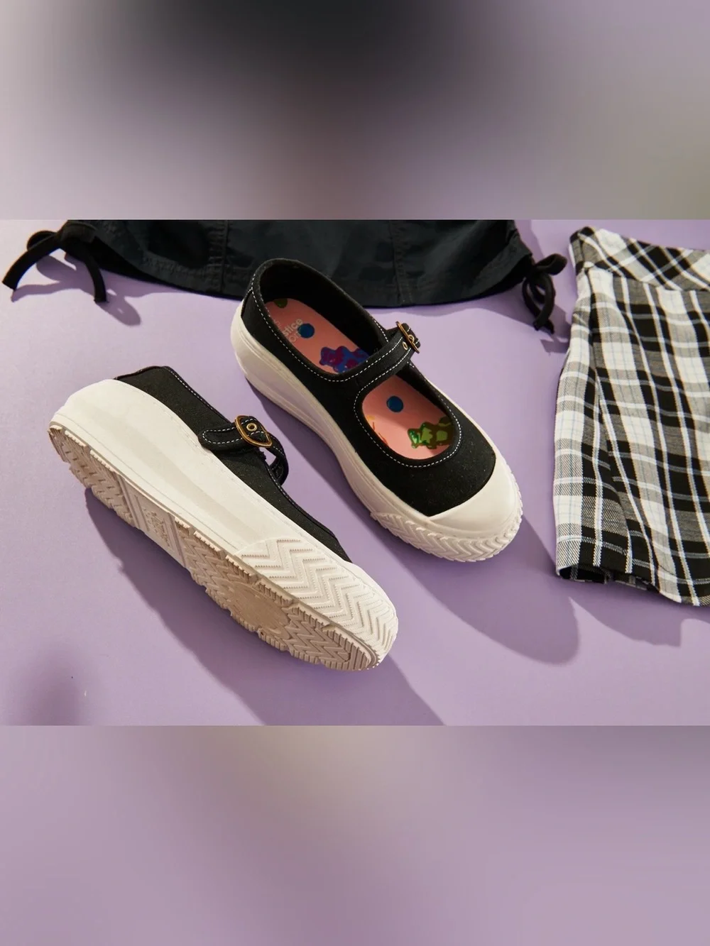 Justice Girls Mary Jane Casual Sneakers